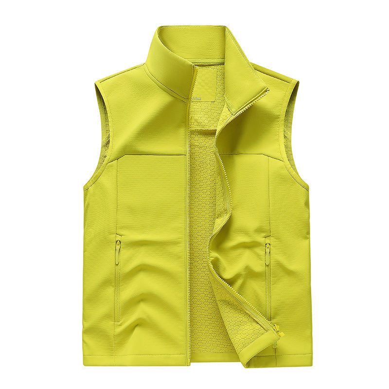 Herren Funktionale Softshellweste Nord Taschen