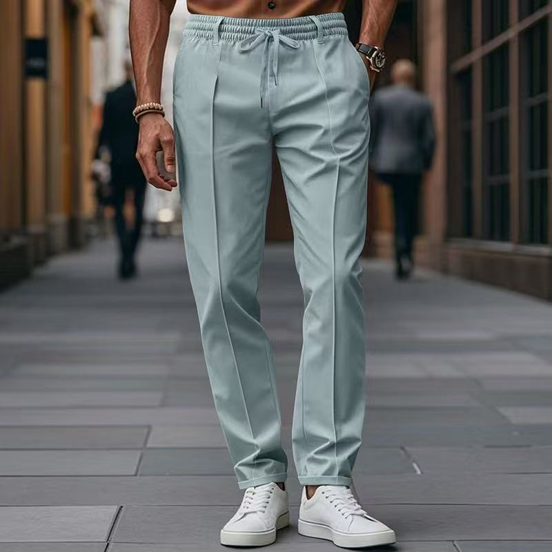 Herren elegante Freizeit-Hose mit elastischem Bund und seitlichen Eingrifftaschen Nord Taschen