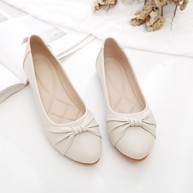 Damen Verspielte Ballerinas mit elegantem Knoten-Design
