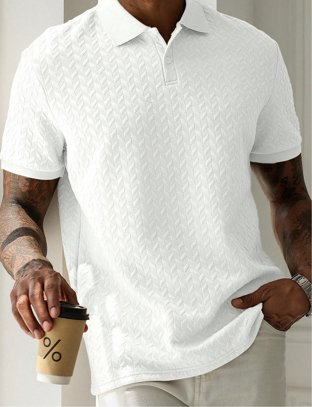 Herren Poloshirt im eleganten Design Nord Taschen