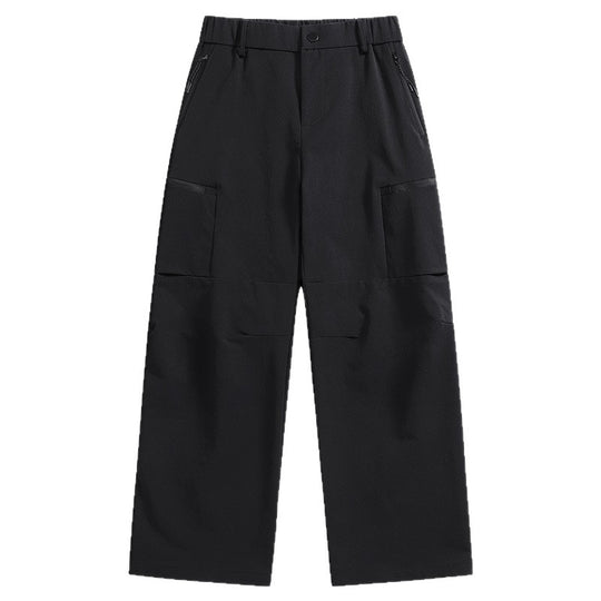 Herren weite Utility-Cargohose mit Reißverschluss‑Taschen und vorgeformten Knien Nord Taschen