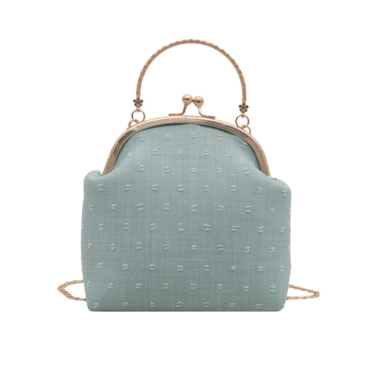 Damenhandtasche mit elegantem Kettenhenkel und strukturiertem Obermaterial Nord Taschen