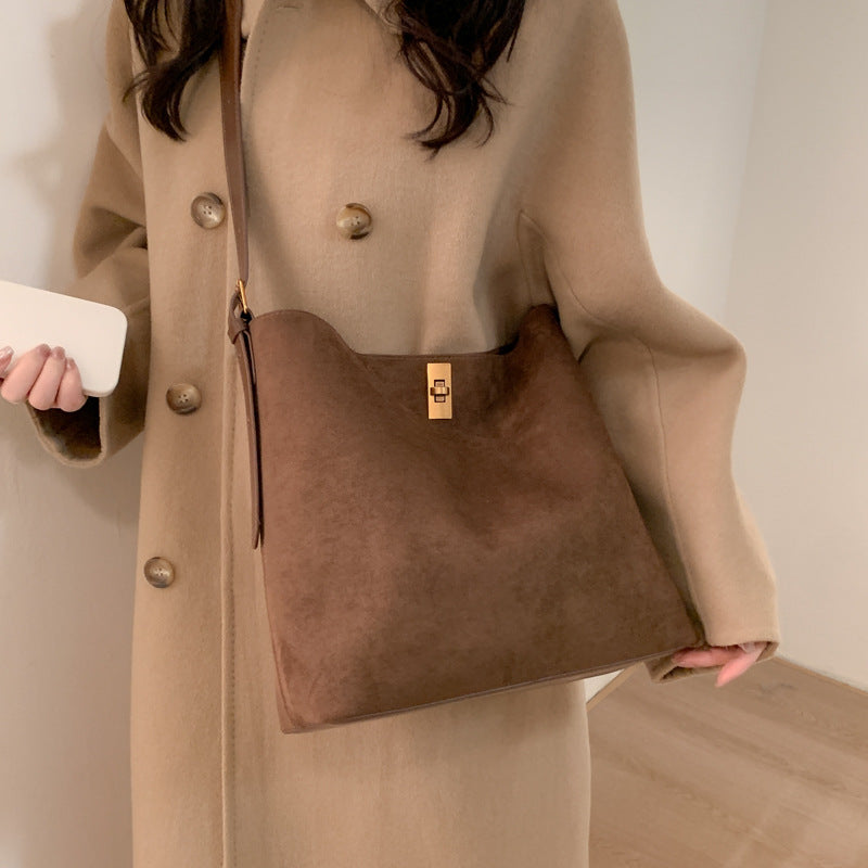 Damen schicke Hobo-Tasche mit elegantem Verschluss Nord Taschen