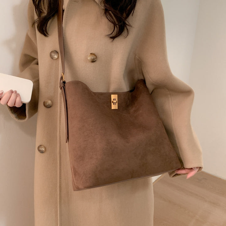 Damen schicke Hobo-Tasche mit elegantem Verschluss Nord Taschen