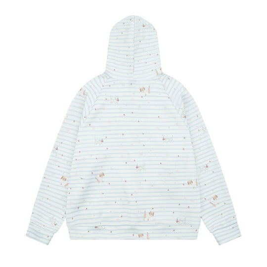 Damen Kuscheliger Kapuzen‑Oversizepullover mit integriertem Schleifen‑Schal und Aufgesetzten Taschen Nord Taschen