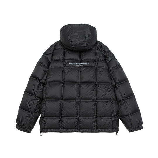 Unisex Oversize Steppjacke mit Kapuze, Daunenoptik und Tunnelzug Nord Taschen