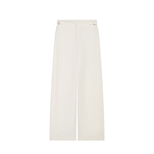 Damen Weite High Waist Culotte‑Hose mit klarer Frontnaht und seitlichen Taillenriegeln Nord Taschen