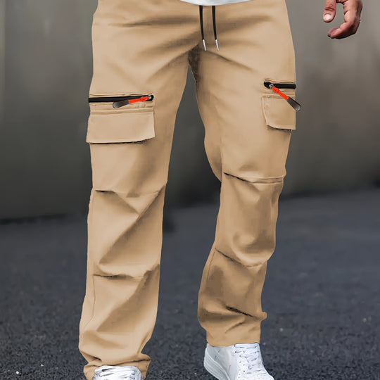 Herren Cargo-Jogginghose mit Zipper‑Utility‑Taschen Nord Taschen