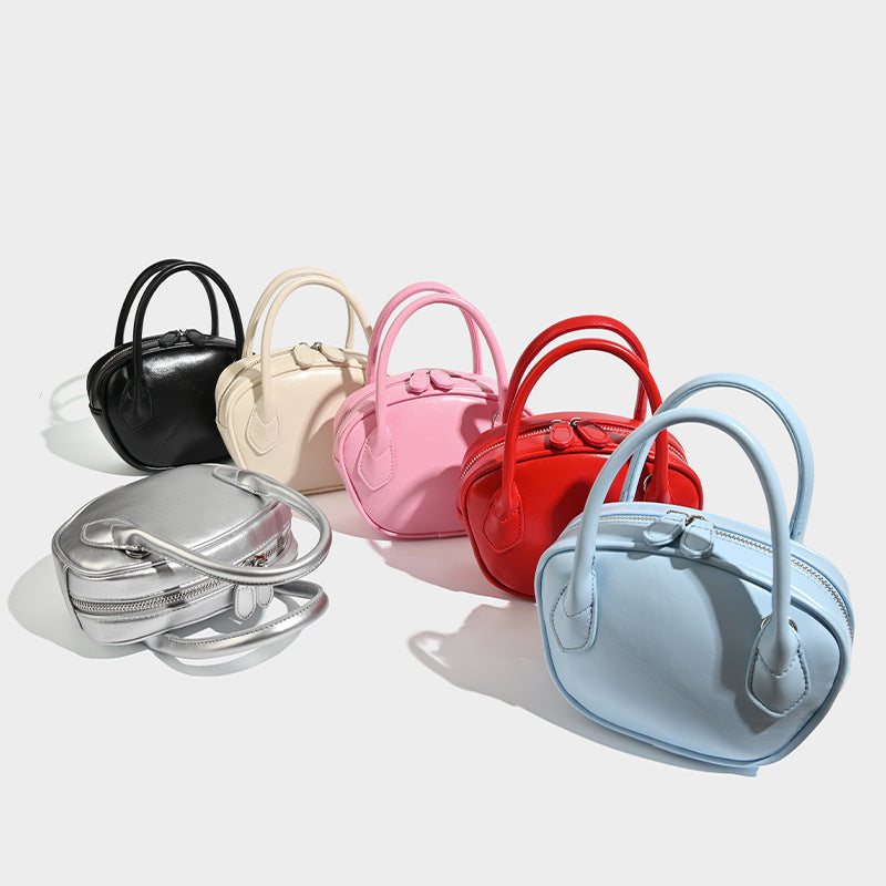 Damen Mini-Henkeltasche mit luxuriösen Lederakzenten Nord Taschen