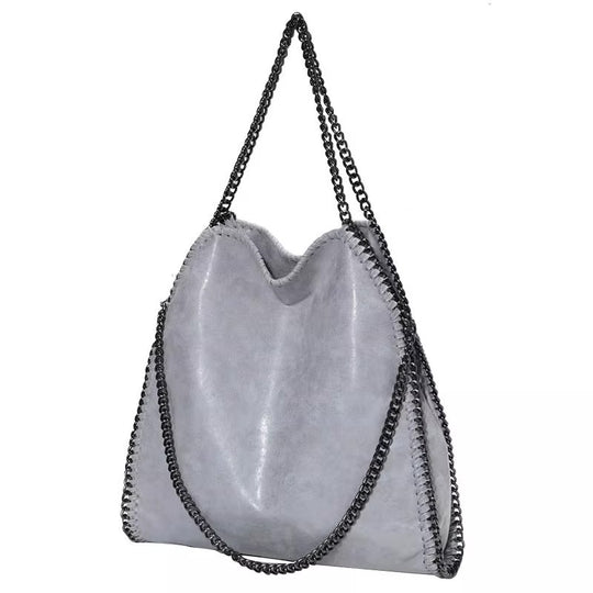 Damen Hobo-Tasche mit geflochtenen Details und luxuriösem Kettenakzent Nord Taschen