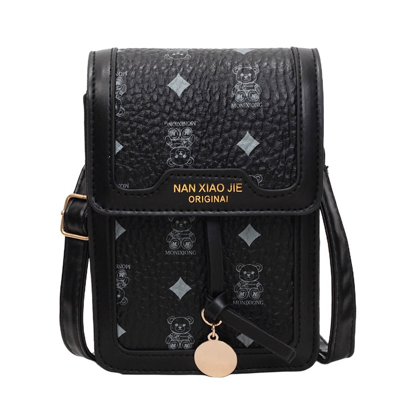 Damen Umhängetasche mit strukturiertem Design und dekorativen Details Nord Taschen