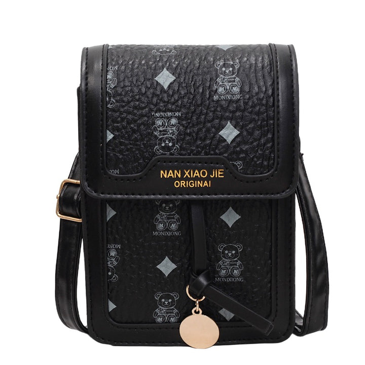 Damen Umhängetasche mit strukturiertem Design und dekorativen Details Nord Taschen