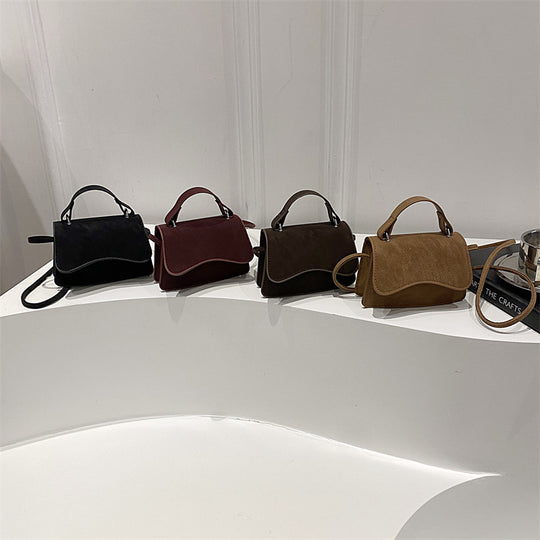 Damen Mini-Handtasche mit glänzendem Design Nord Taschen