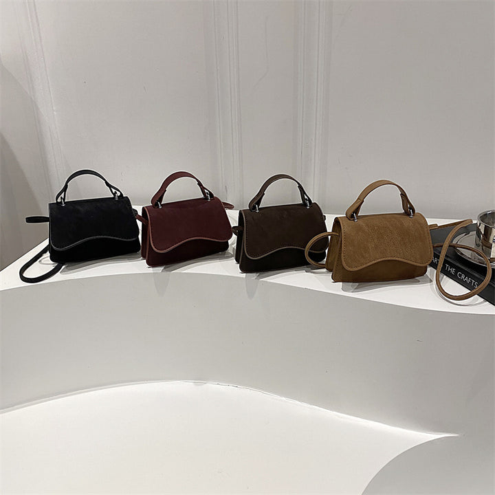 Damen Mini-Handtasche mit glänzendem Design Nord Taschen