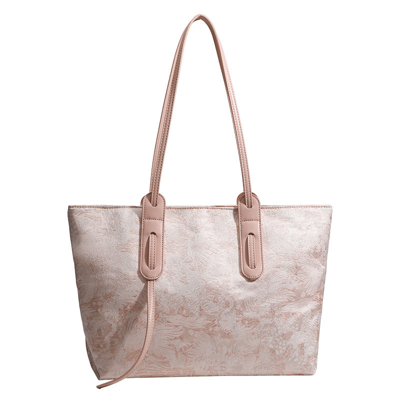 Damen Shopper-Tasche mit floralen Prägungen und strapazierfähigem Außenmaterial Nord Taschen