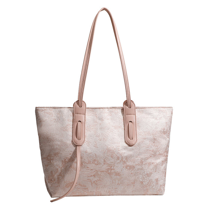 Damen Shopper-Tasche mit floralen Prägungen und strapazierfähigem Außenmaterial Nord Taschen
