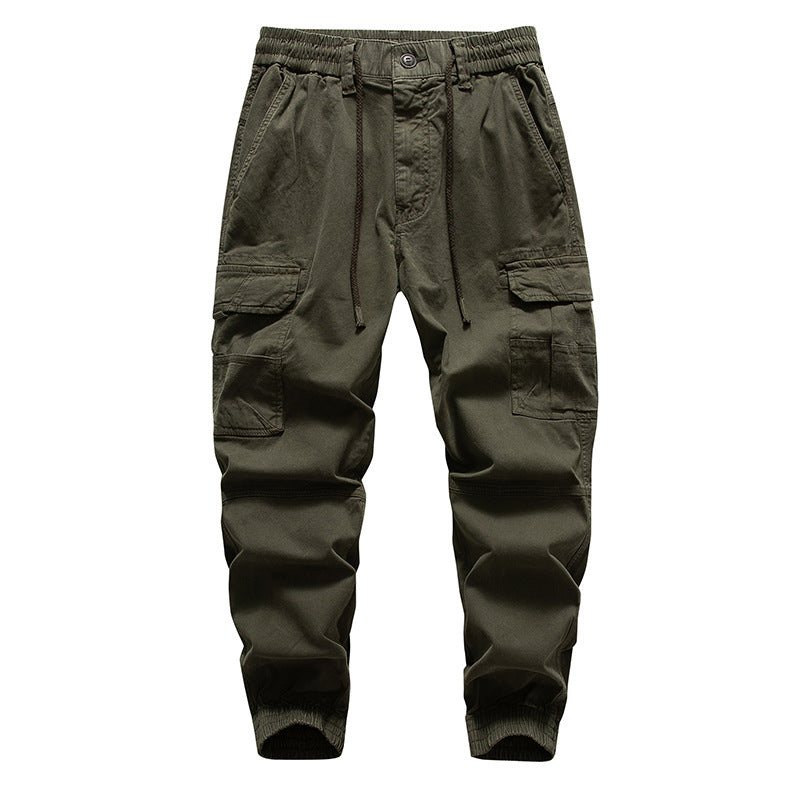 Herren Multifunktionale Cargo-Joggerhose mit Tunnelzugbund, Knieabnähern und Organizer-Taschen Nord Taschen