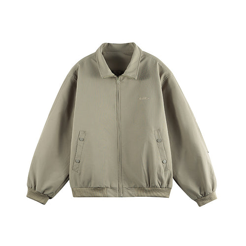 Unisex Oversize-Utility-Bomberjacke mit verdecktem Reißverschluss und elastischen Bündchen Nord Taschen
