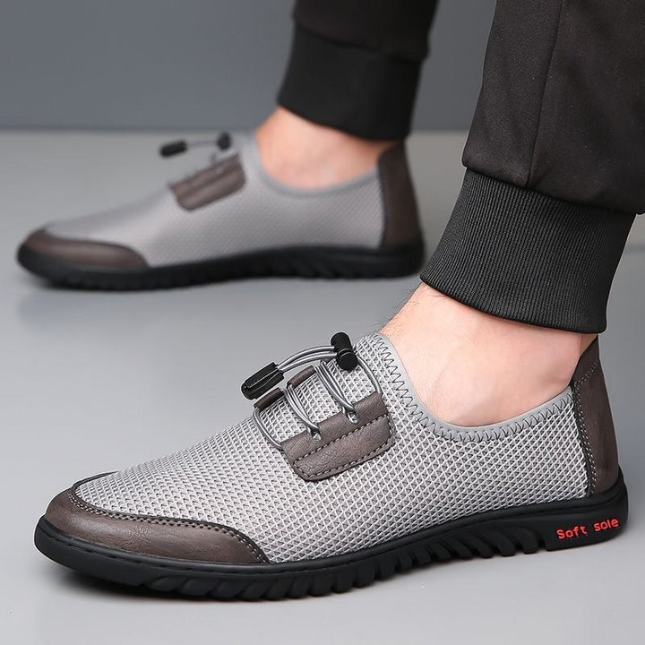 Herren Bequeme Mesh-Slipper mit elastischem Schnürsystem