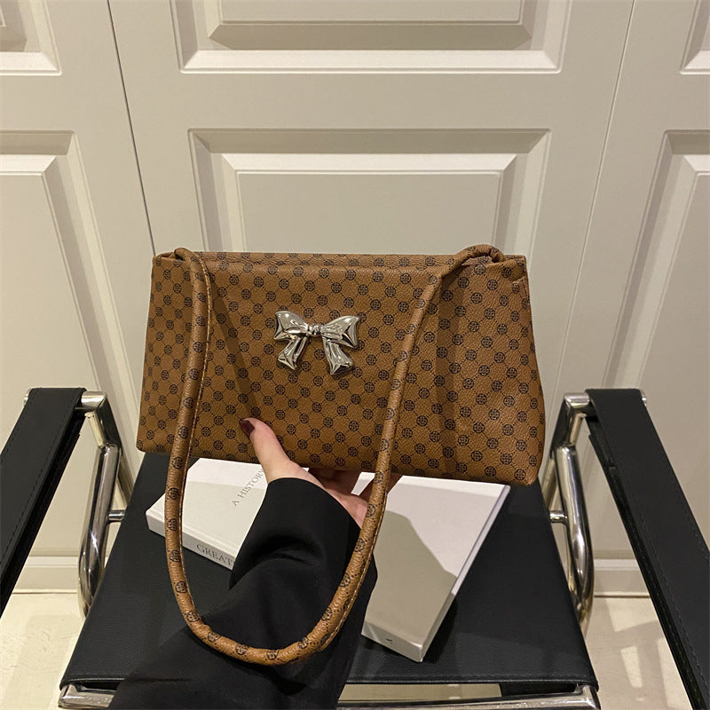 Damen elegante Umhängetasche mit stilvollem Bow-Design Nord Taschen