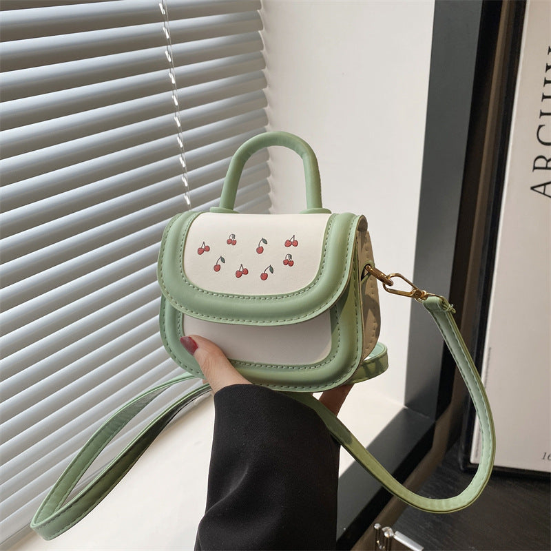 Damen Mini-Handtasche mit verspieltem Kirschmotiv Nord Taschen