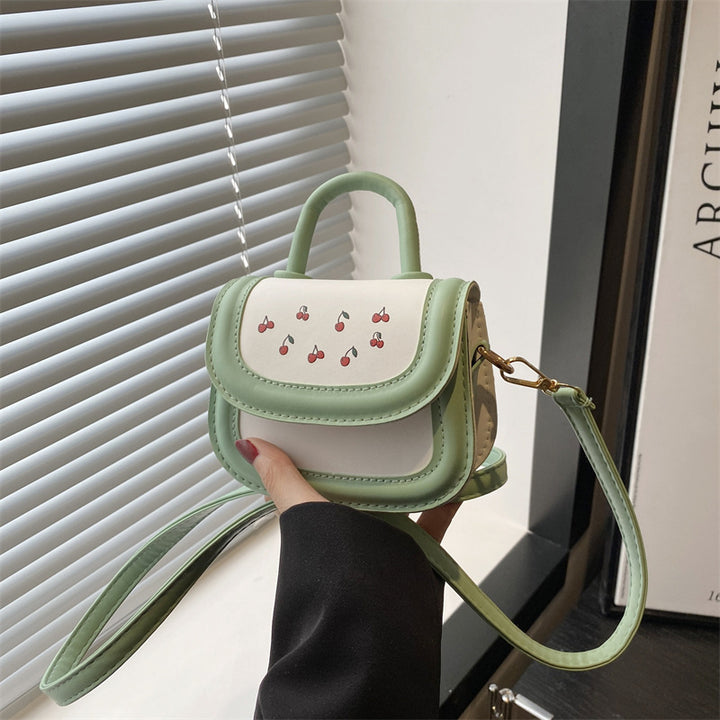 Damen Mini-Handtasche mit verspieltem Kirschmotiv Nord Taschen