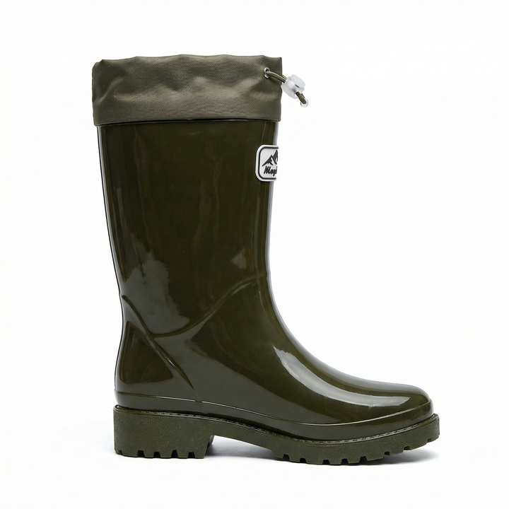Damen Hochwertige und Stylische Gummistiefel mit Verstellbarem Schnürsystem Nord Taschen