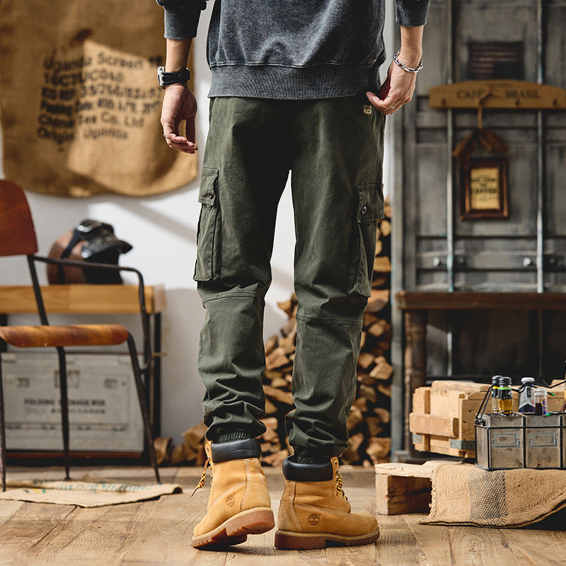 Herren Cargo-Joggerhose mit elastischem Bund und Multifachtaschen Nord Taschen