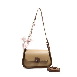 Damen Umhängetasche mit modischem Schleifenakzent und eleganter Struktur Nord Taschen