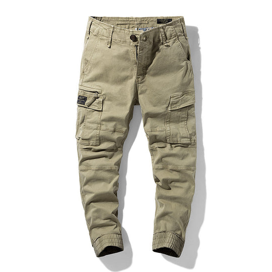 Herren robuste Cargo-Joggerhose mit elastischem Saum und Mehrfachtaschen Nord Taschen
