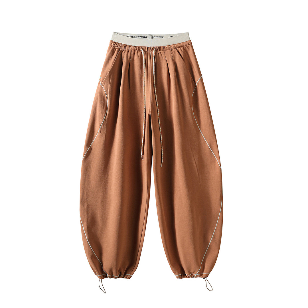 Unisex Weite Ballon-Jogginghose mit Kontrastpaspeln und verstellbaren Saumkordeln Nord Taschen