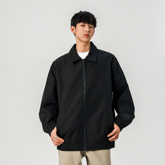 Herren Legere Übergangsjacke mit Reißverschluss und elastischem Saum Nord Taschen