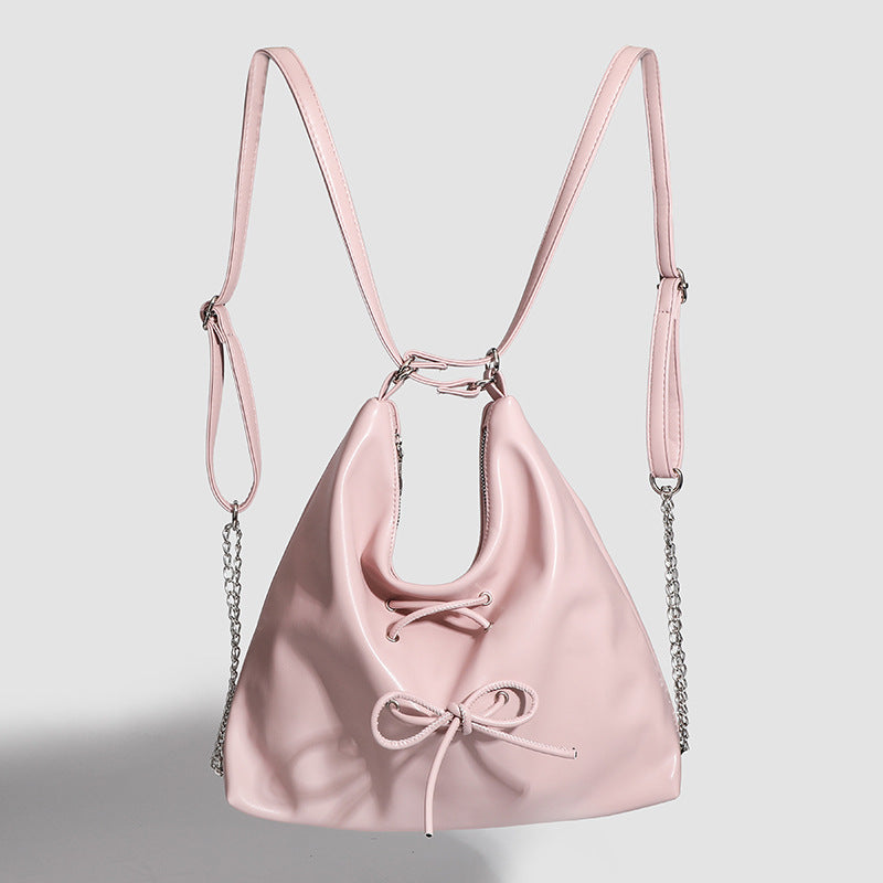 Damen Hobo-Tasche mit verspieltem Kordelzug und metallischen Akzenten Nord Taschen