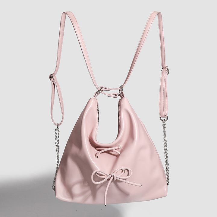 Damen Hobo-Tasche mit verspieltem Kordelzug und metallischen Akzenten Nord Taschen