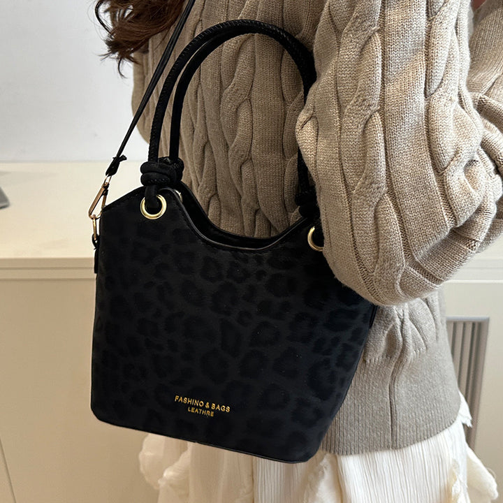 Damen modische Umhängetasche mit Leopardmuster Nord Taschen
