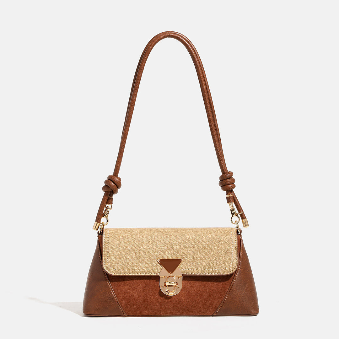 Damen Umhängetasche mit elegantem Magnetverschluss und strukturiertem Deckel Nord Taschen