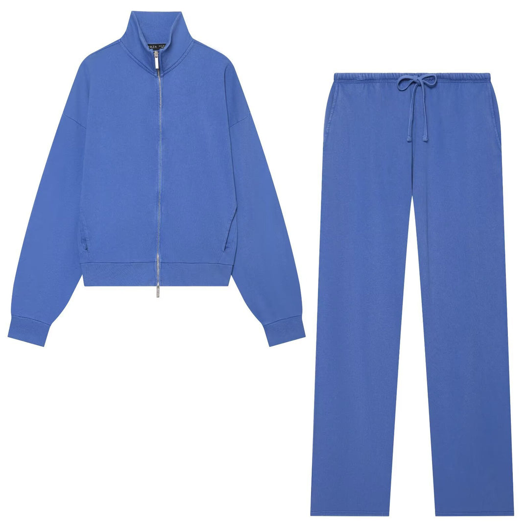 Damen Weite Loungehose mit elastischem Bund, Tunnelzug und Seitentaschen Nord Taschen