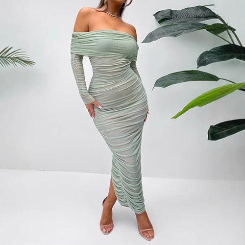 Damen Elegant geschnittenes Wickelkleid