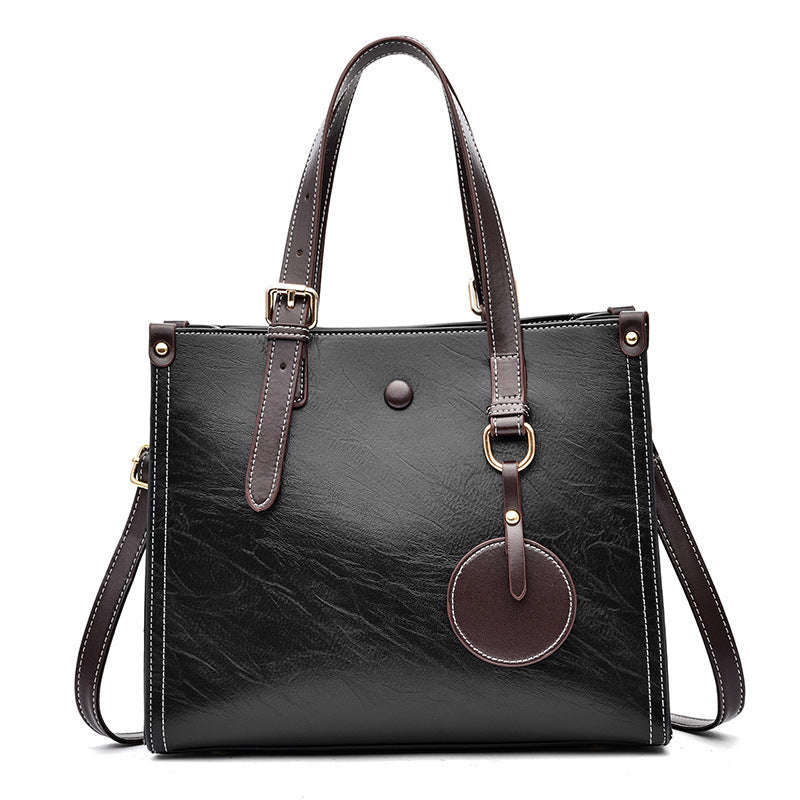 Damen elegante Henkeltasche mit abnehmbarem Schultergurt und strukturiertem Design Nord Taschen