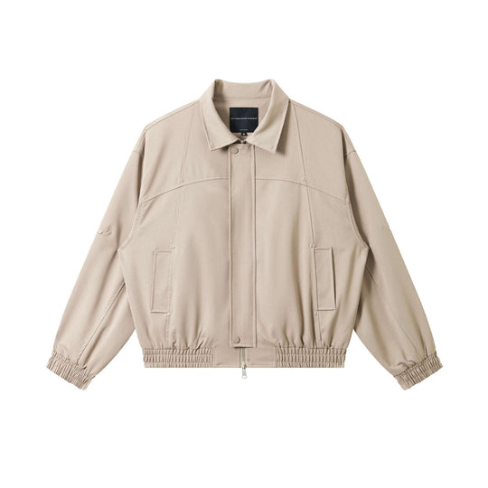 Unisex Kurz geschnittene technische Blousonjacke mit verdeckter Frontblende und elastischem Saum Nord Taschen