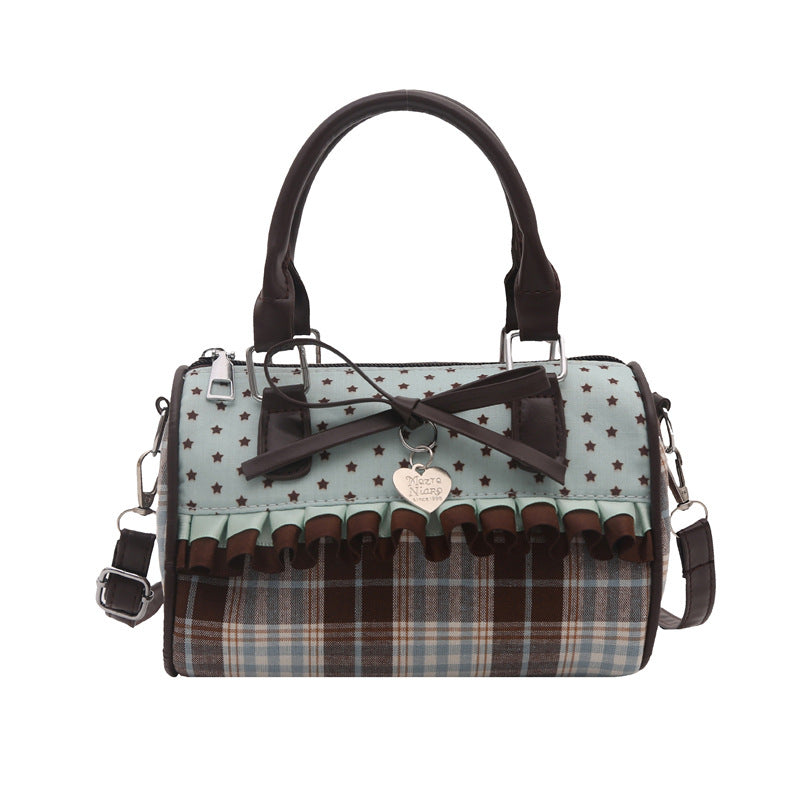 Damen modische Handtasche mit verspieltem Rüschendesign und charmanten Details Nord Taschen