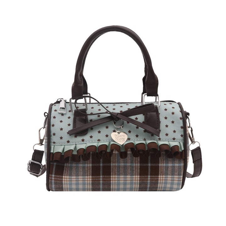 Damen modische Handtasche mit verspieltem Rüschendesign und charmanten Details Nord Taschen