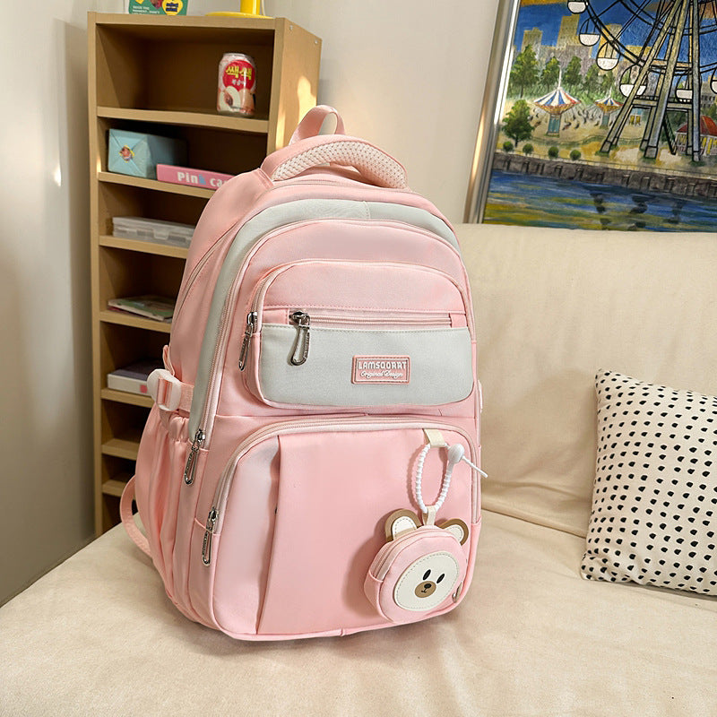 Damen Freizeit-Rucksack mit ergonomischem Design und charmantem Plüschanhänger Nord Taschen