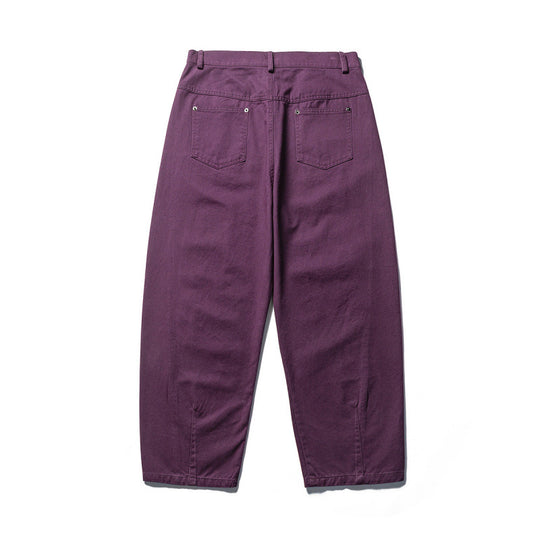 Herren Konisch geschnittene Twill-Hose mit hoher Taille und fünf Taschen Nord Taschen