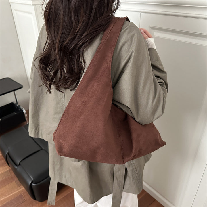 Damen elegante Hobo-Tasche aus feinem Wildleder Nord Taschen