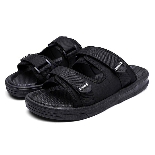 Damen Sportliche Badesandalen mit ergonomischem Klettverschluss und rutschfester Sohle