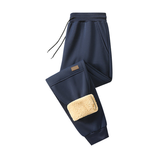 Herren Gefütterte Cozy‑Tech Jogginghose mit Teddy‑Innenfutter, Kordelbund & Bündchen Nord Taschen
