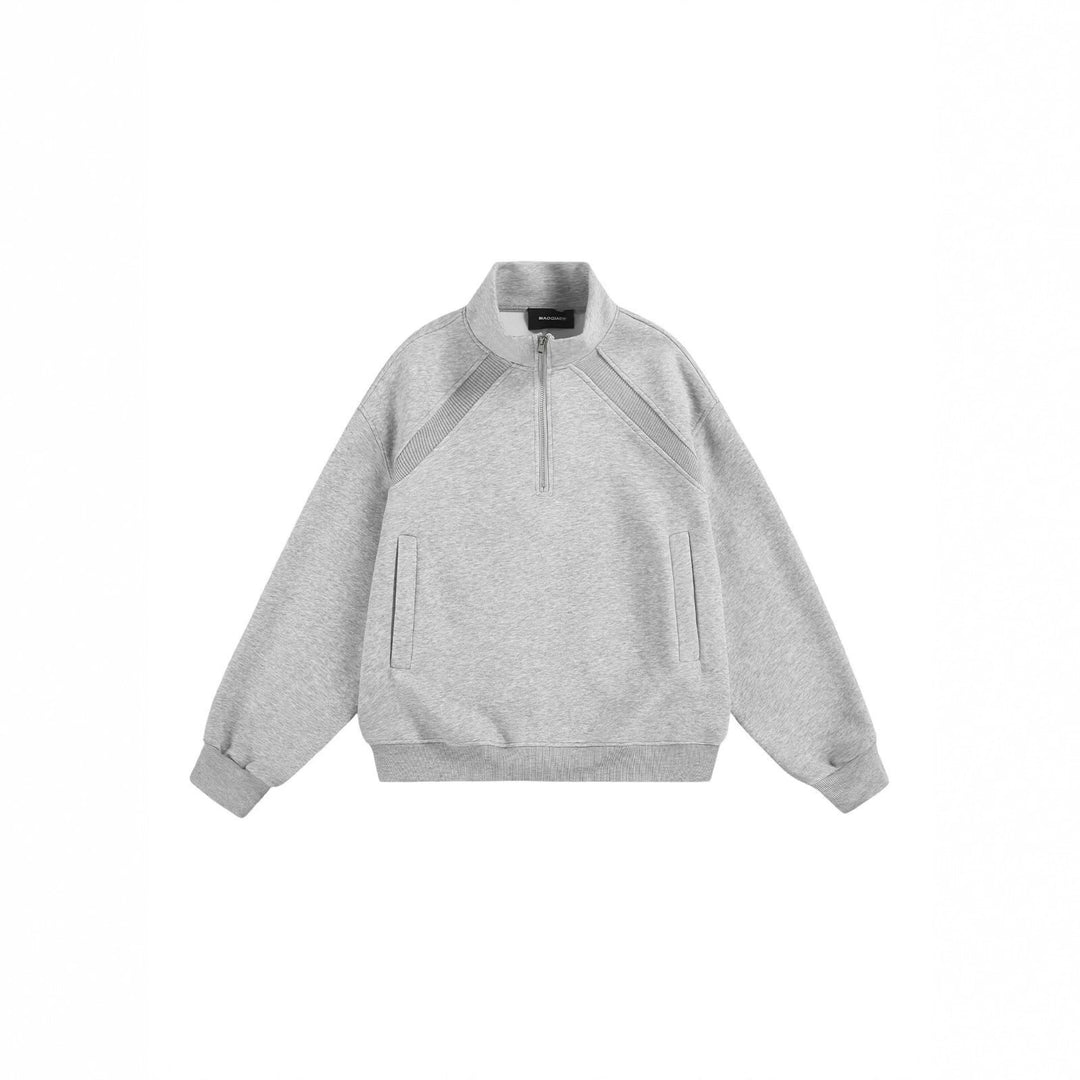 Damen Sportlicher Stehkragenpullover Nord Taschen