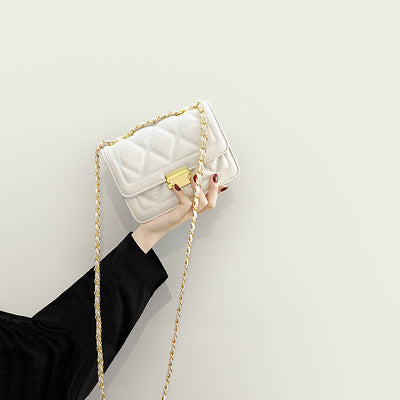 Damen Clutch mit luxuriösem Kettenriemen und klassischer Steppung Nord Taschen