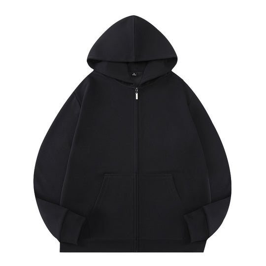 Unisex Oversize Kapuzen‑Zipjacke aus French‑Terry mit verdeckter Nahtführung Nord Taschen